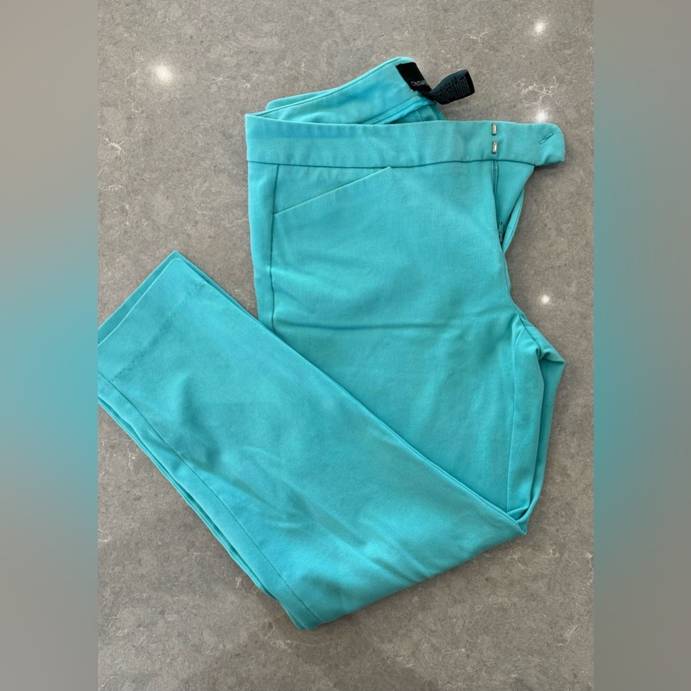 Cynthia Rowley Aqua Crop Pants